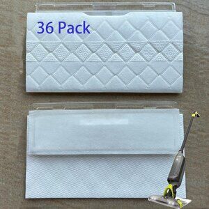 EVKLN 36 Pack Replacement Mop Pads for Shark VACMOP VM252 VM200 VM190 Disposable